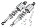 IKON Federbeine - Stoßdämpfer 7610-1412SP8 in chrom m. ABE f. HONDA CX 400, CX500, CX 600, CX 650