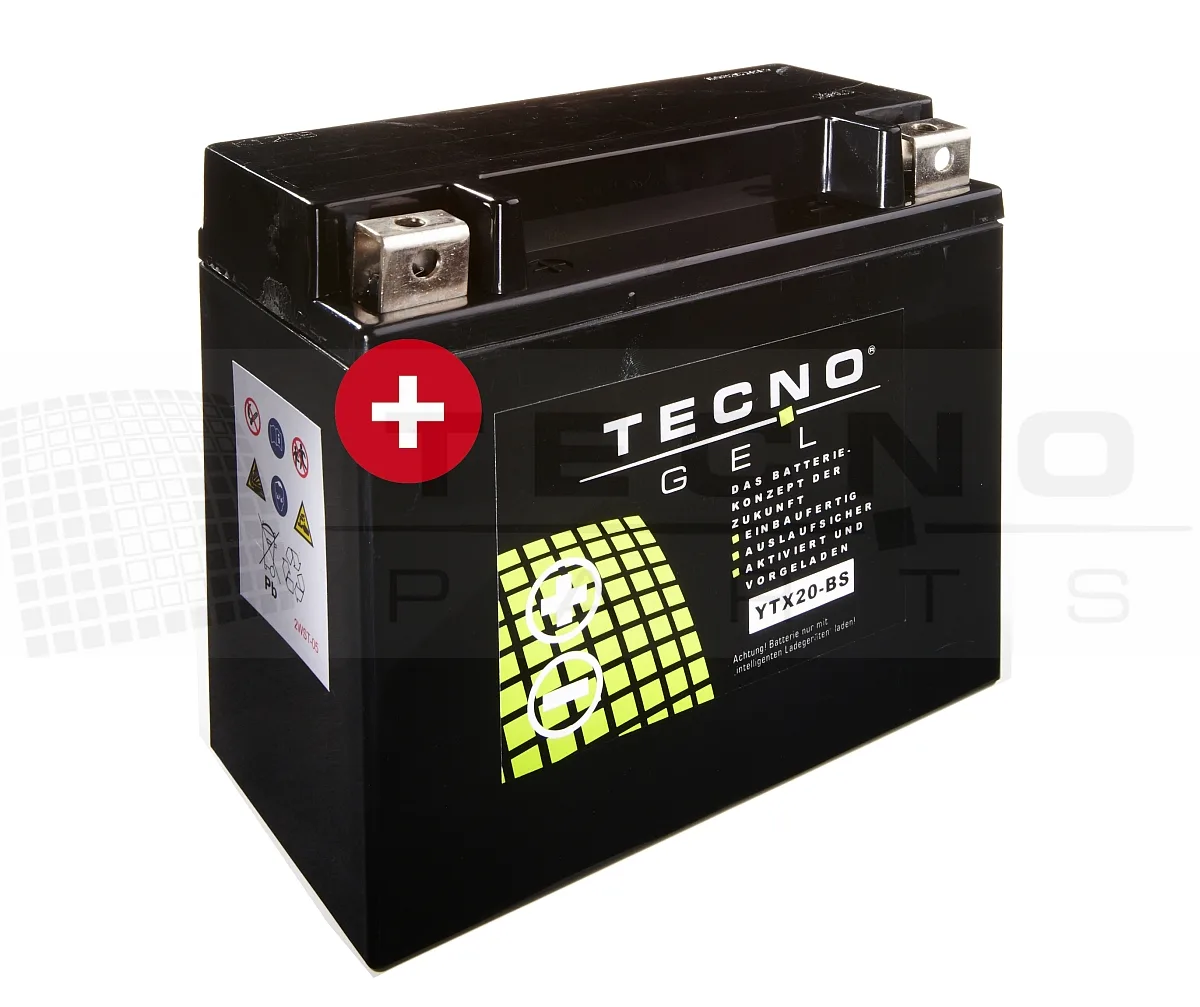 TECNO-GEL BATTERY for YTX20-BS 12V 18Ah DIN 82001