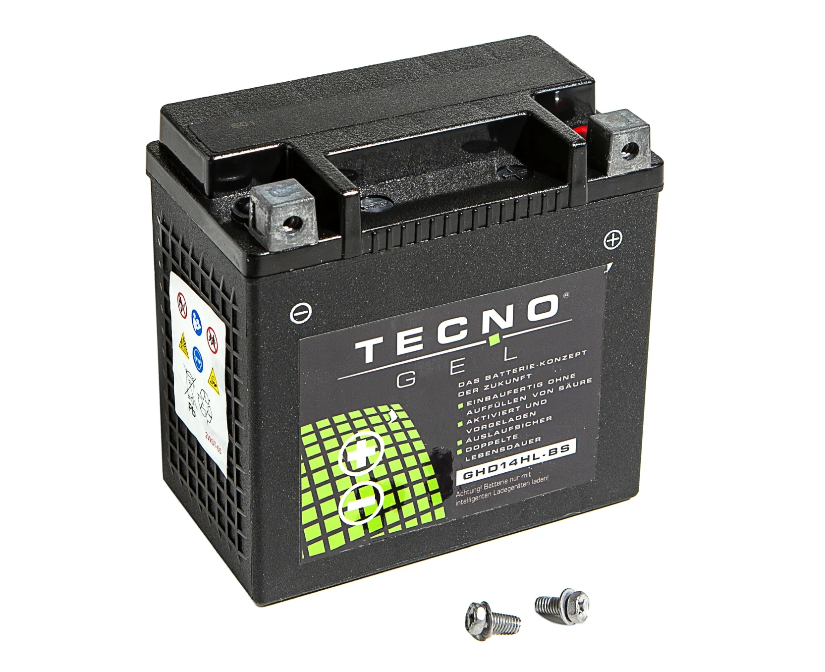 PREMIUM BATTERIE TECNO-GEL HD14HL-BS = VTB-3 Twin 12V 12 Ah