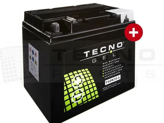 TECNO-GEL BATTERY Y60-N30L 12V, 30Ah