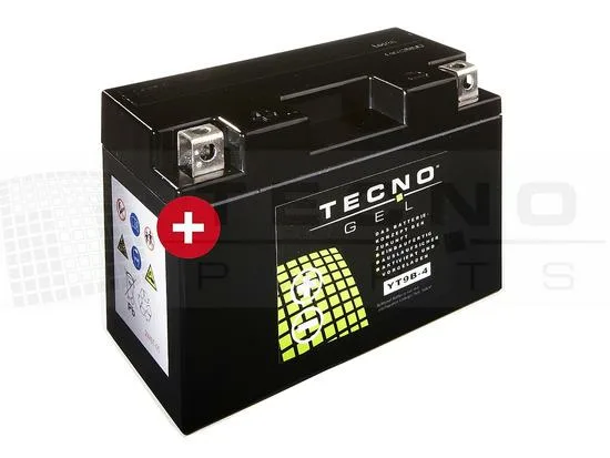 TECNO-GEL Battery YT9B-BS = YT9B-4 12V 8Ah (DIN 50902)