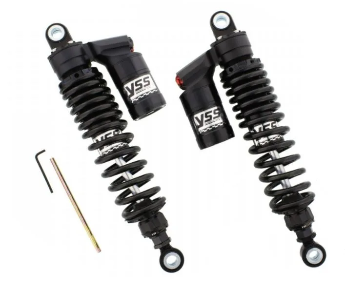 YSS Spring Strut Shock Absorber Stereo RG362-340TRWL-09-B-X with ABE for TRIUMPH Bonneville 800/865/900, Scrambler 865, Thruxton 865
