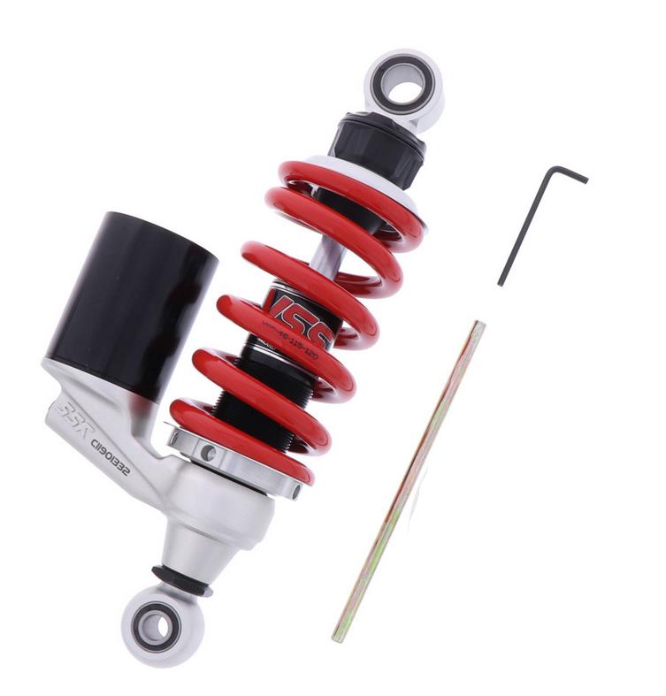 YSS Strut Shock Absorber Mono Adjustable MU302-240TRJ-08-858 with ABE for HONDA MS 125/A and ABS 2016 - 2020