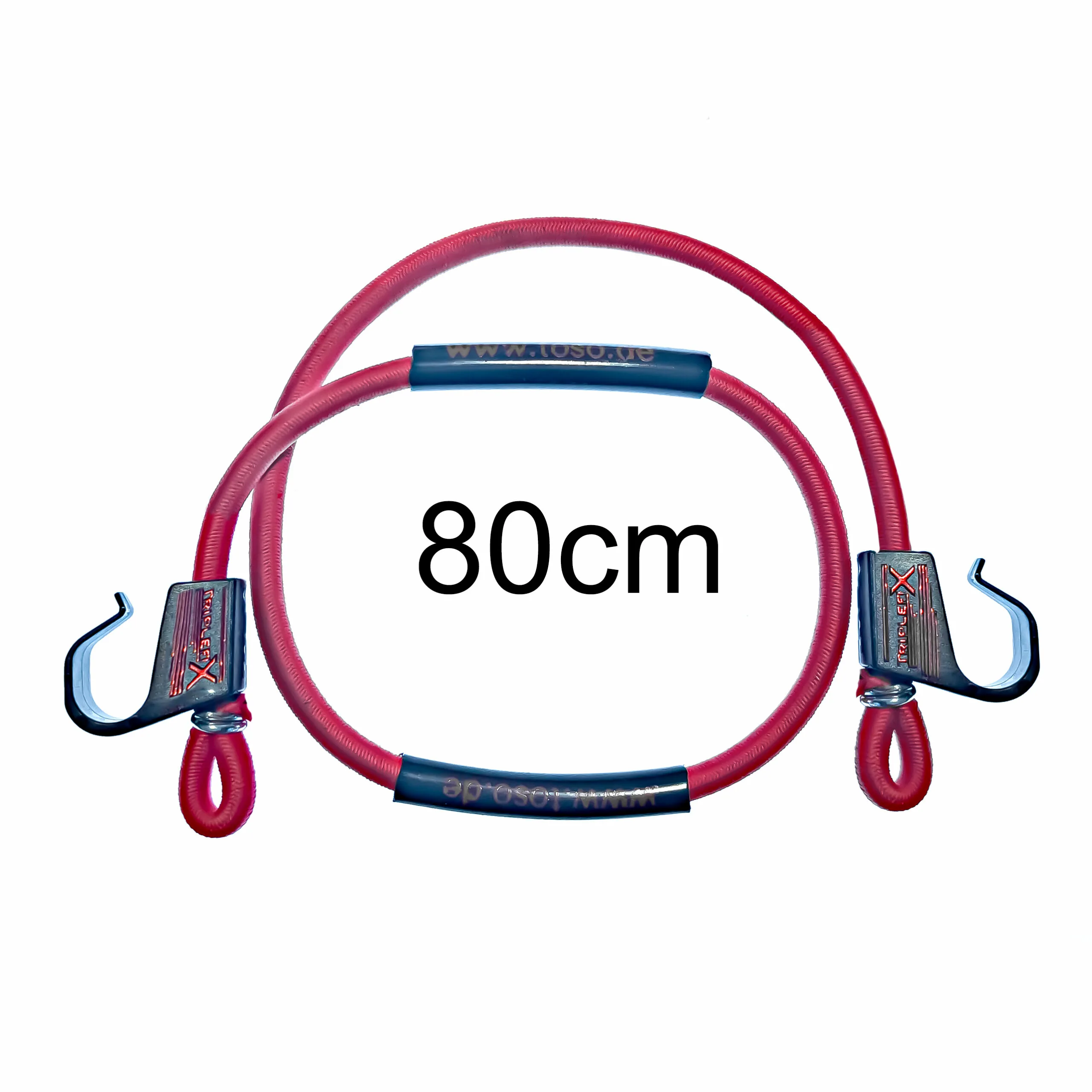 TOSO TRIPLEFIX Tension Strap TPF01 with Movable Plastic Special Hooks - Length 80 cm