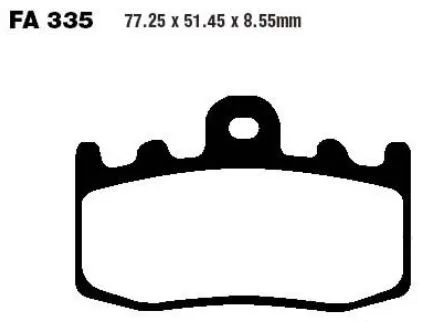Brake Pad Sintered 7324163 HH EBC for Various BMW Models