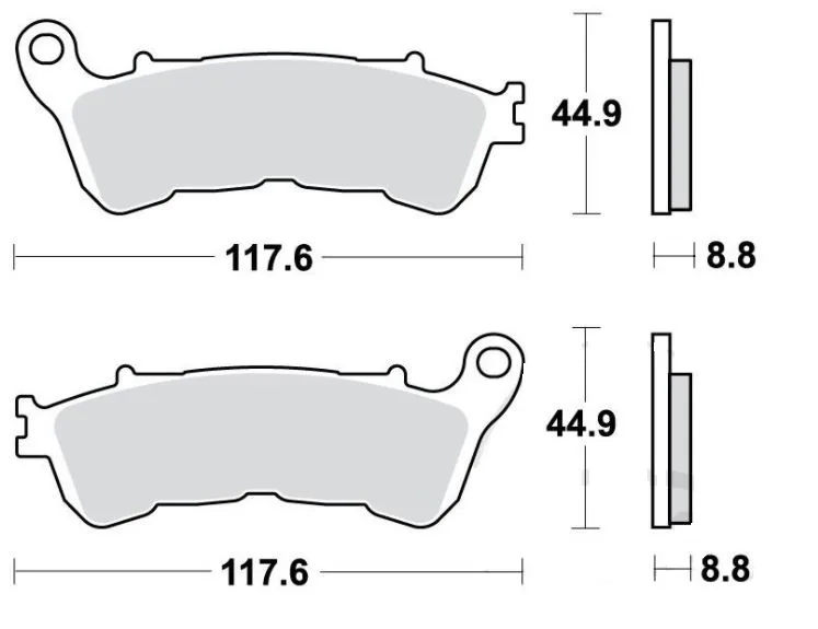 Brake Pad Sintered 7874522 TRW Front for BMW, Ducati and Others