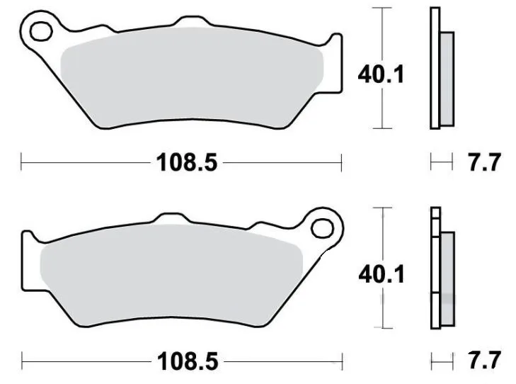 Brake Pad Sintered 7874654 TRW Rear for BMW, Ducati, Triumph and Others