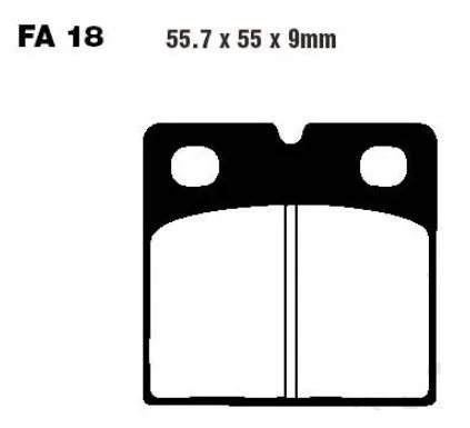Brake Pad Standard 7326572 EBC for Benelli, BMW, Ducati and Others