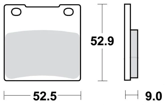 Sintered Brake Pad 7871635 f. Rear for Kawasaki and Suzuki