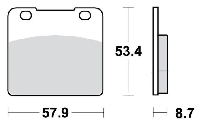 Standard Brake Pad 7871551 TRW f. Front & Rear, Various Suzuki Models