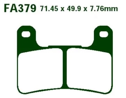 Sintered Brake Pad 7320476 HH EBC f. Kawasaki and Suzuki