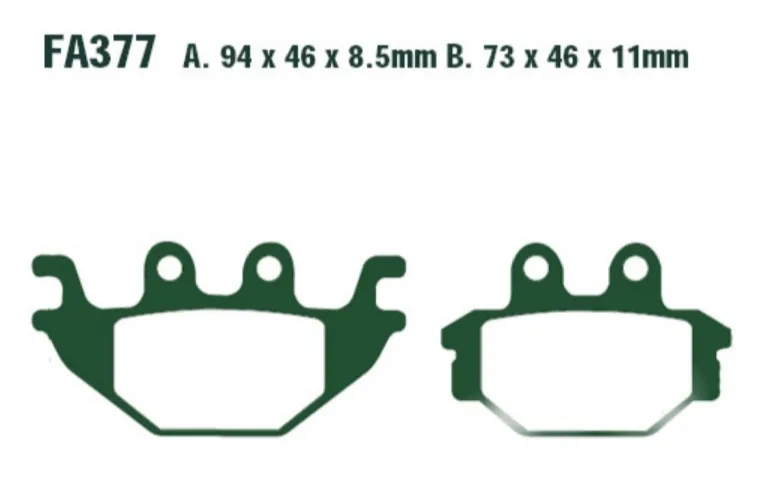 Standard Brake Pad 7323157 EBC f. Adly, Can-Am, Indian, etc.