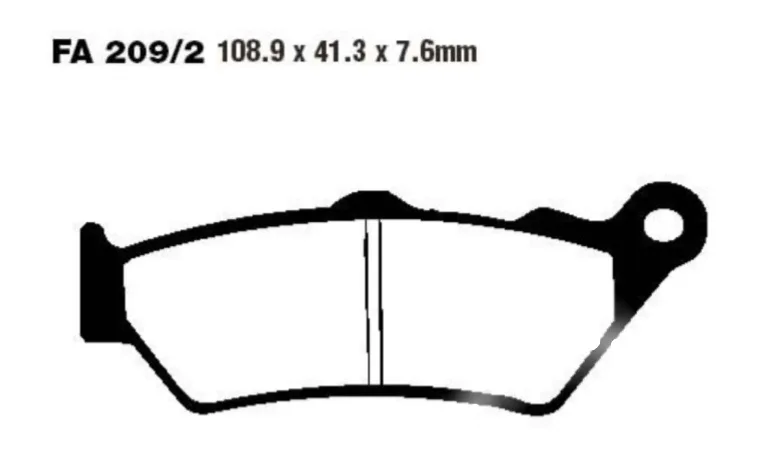 Brake pad Standard 7321615 EBC f. Aprilia, BMW, Yamaha, among others