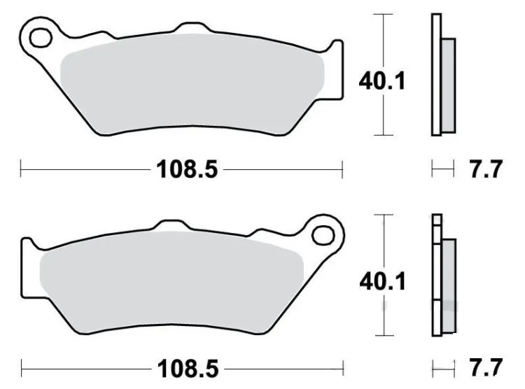 Brake pad Standard 7872765 TRW f. various models/vehicles