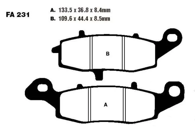 Brake pad Standard 7378763 EBC