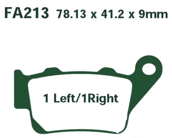Brake pad Standard 7370067 EBC f. Aprilia, BMW, Benelli, among others