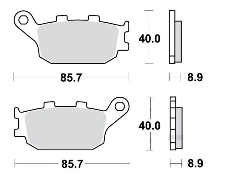 Bremsbelag Standard TRW 7870538 für vorn & hinten