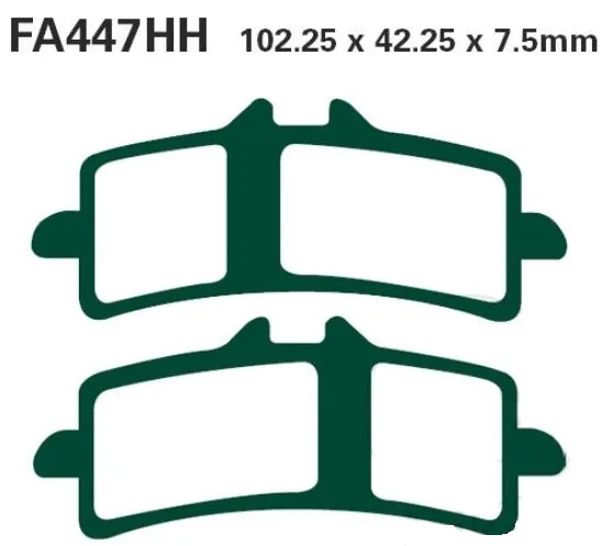 Sintered Brake Pad 7322456 HH EBC for Aprilia, Benelli, Ducati and others