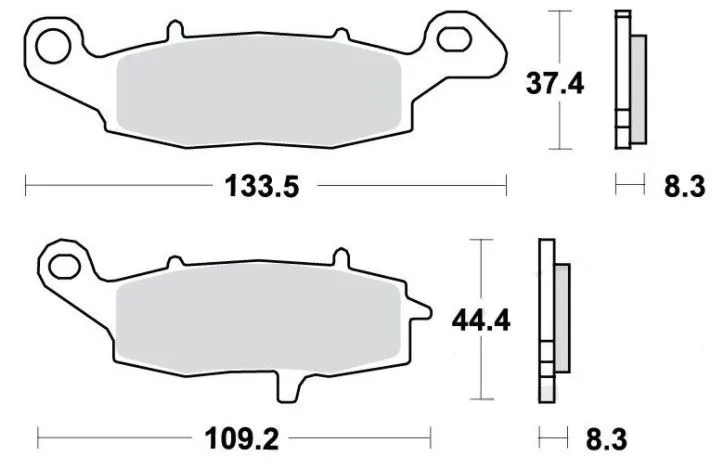 Sintered Brake Pad 7870645 TRW front for CFMOTO, Kawasaki and Suzuki