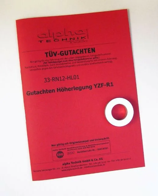 Höherlegungssatz für Yamaha YZF1000R1, RN19