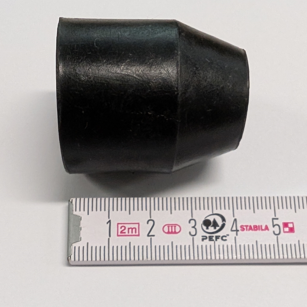 IKON Spare Part: Rubber Bump Stop 40 mm Black Item No. 15 34 38 015 0