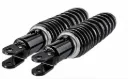 IKON Federbeine - Stoßdämpfer MIT Zugstufeneinstellung 7610-1664SP14 in schwarz mit ABE für URAL Ural Sidecar models with leading link front end. 5 shocks per bike including shock for sidecar wheel