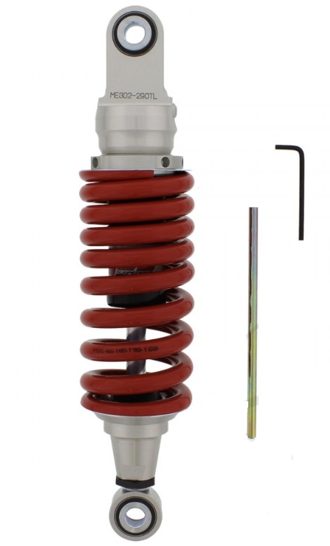 YSS Spring Strut Shock Absorber Mono ME302-290TL-01-85 adjustable with ABE for DERBI Senda 125 2004 - 2014