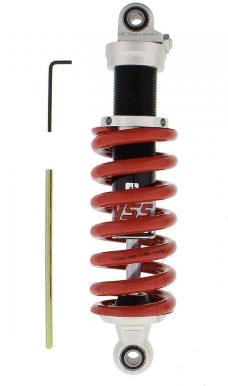 YSS Spring Strut Shock Absorber Mono ME302-265T-10-85 adjustable with ABE for HONDA CBR 125, Year 2004 - 2010