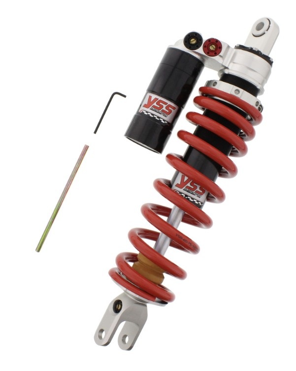 YSS Federbein Stoßdämpfer Mono MG456-410TRW-13-858F einstellbar mit ABE für KTM EXC 250 2017 - 2021