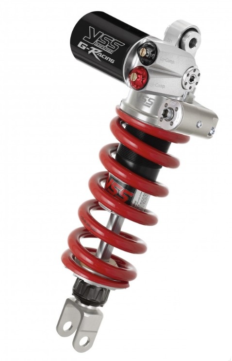 YSS Strut Shock Absorber Mono MG456-335HRWL08I-858 adjustable with ABE for KAWASAKI Z 750 R 2012 - 2014