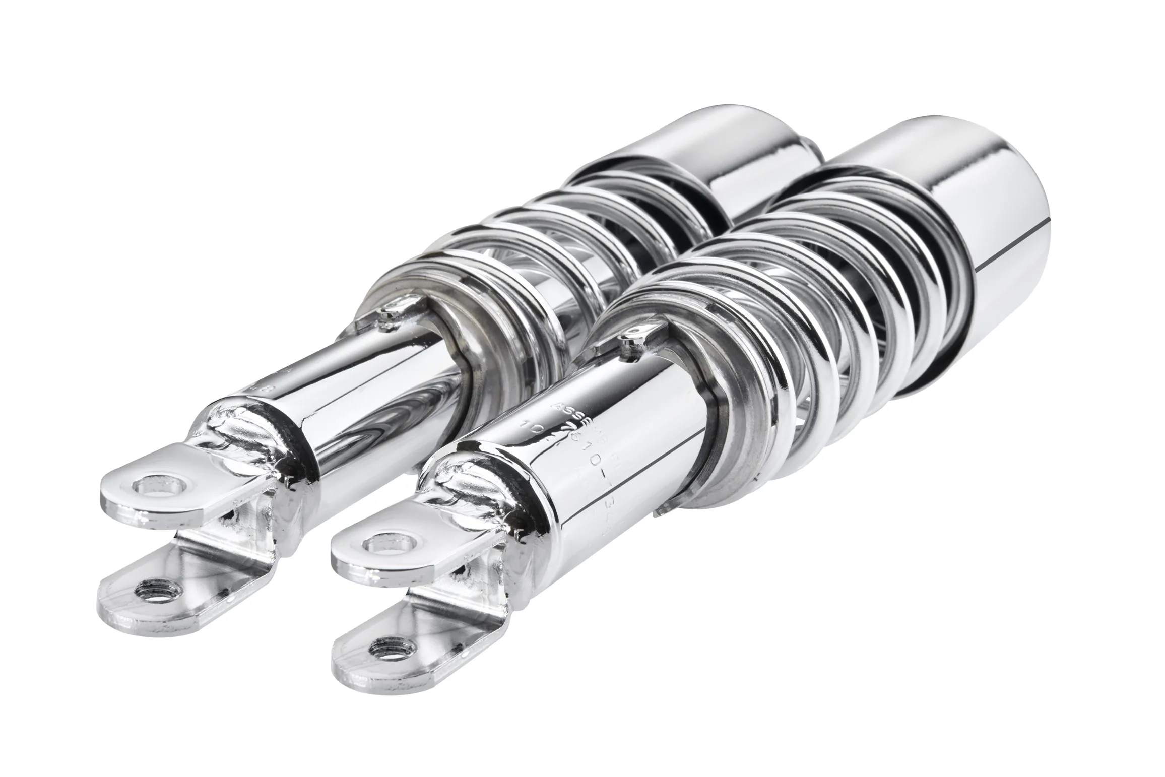 IKON Federbeine - Stoßdämpfer 7610-1663SP8 in Chrom mit ABE für Kawasaki VN1700 Voyager 2009, Kawasaki VN1700 Vulcan Nomad 2011