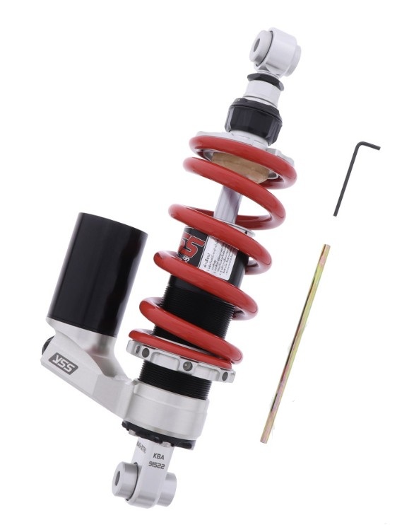 YSS Federbein Stoßdämpfer Mono MU456-310TRWJ-37-858 einstellbar mit ABE für KAWASAKI ZX-10R 1000 2015 - 2018