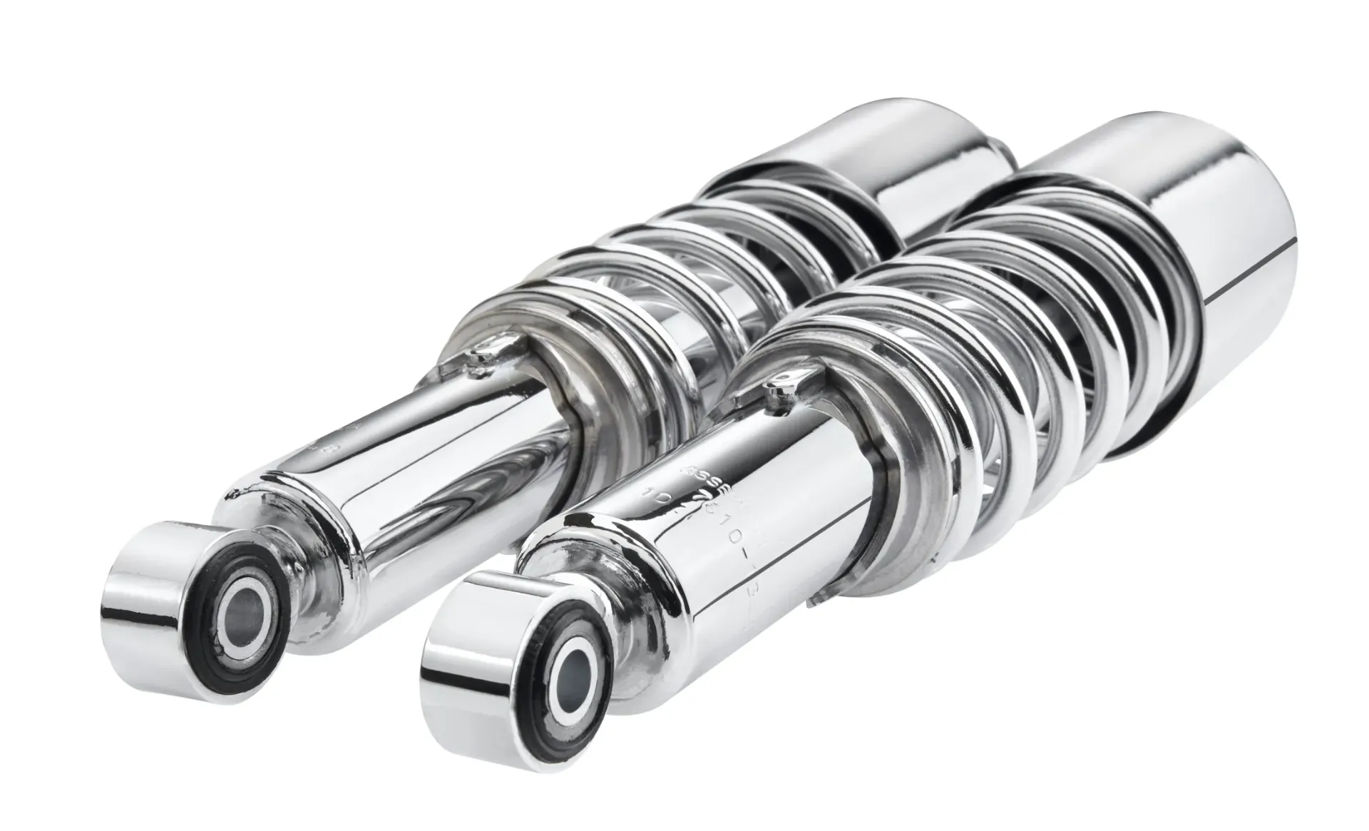 IKON Federbeine - Stoßdämpfer 7610-1520SP8 in Chrom mit ABE für SUZUKI VX 800 Bj. 1990-1997