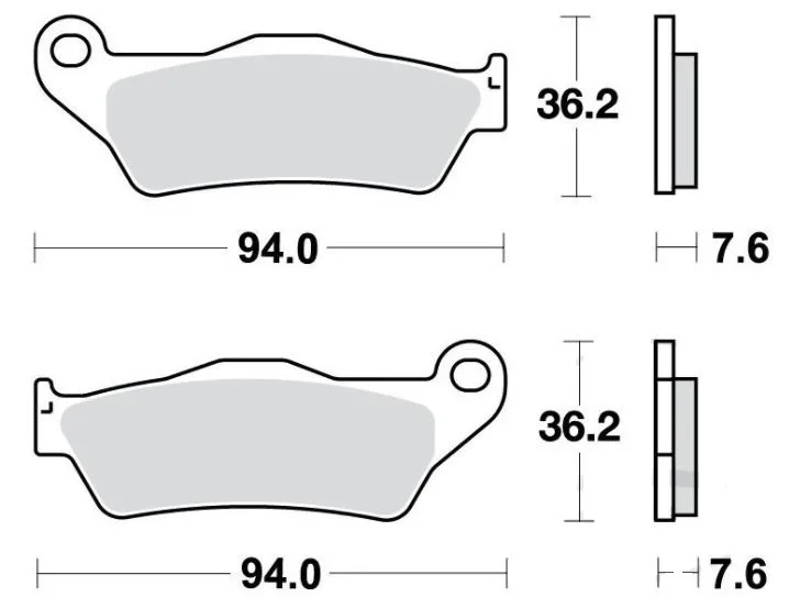 Bremsbelag Standard 7872591 TRW f. vorn & hinten f. Aprilia, Benelli, Ducati u.a.
