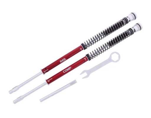 Cartridge-Kit Gabel  Professional Z1- YSS Yamaha MT-07 700/Moto Cage/A ABS /MTN690-A -U /GT ABS Euro5 MTT690 (Diverse Typ) Bj. 2014-2024 für Fahrer 70-90KG  743.08.66