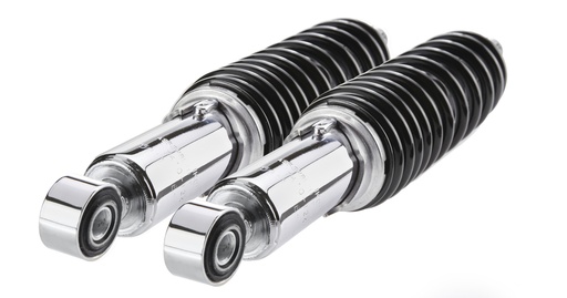 IKON Federbeine - Stoßdämpfer 7610-1282SP10 meist m. ABE f. BENELLI 350, 354, 500LS, 504, 654 /Sport, 654 T u. LAVERDA 350, 500 u. SUZUKI GSX 250, GN 250/E, GN/GS 400, GSX 400, GS 425, 450, 550, 650