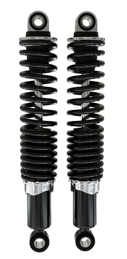 IKON Federbeine - Stoßdämpfer 7610-1650SP14 in schwarz mit ABE f. TRIUMPH Thunderbird u. Storm 1600/1700 Bj. 2009-2016