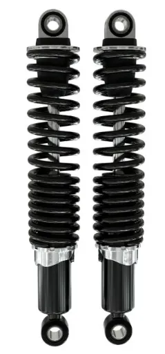 IKON Federbeine Stoßdämpfer 7610-1663SP14 in schwarz mit ABE für Kawasaki VN1700 Voyager 2009, Kawasaki VN1700 Vulcan Nomad 2011