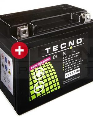 BATTERIE TECNO-GEL YTX12-BS DIN 51012 f. APR, HON, KAW, SUZ, TRI, YAM U.A.