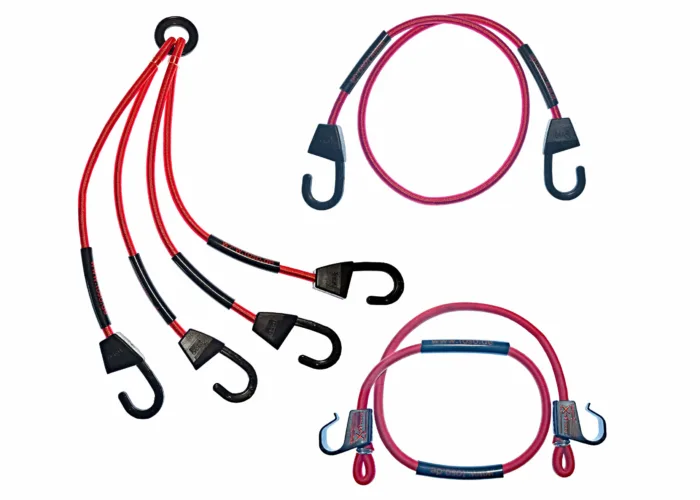 TOSO TRIPLEFIX SPANNGURT TPF02 mit festen Stahl-Spezialhaken - Länge 100 cm – Bild 2